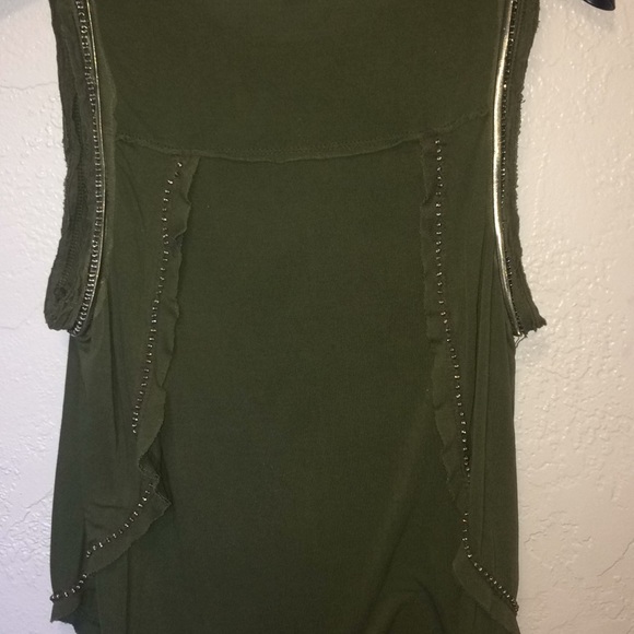 😍Free People Slinky Rock beaded Tank - Picture 4 of 5